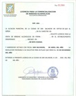 Licencia para la comercializacion de bebidas alcoholicas